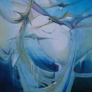 river severn birds flying art oils
