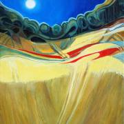 shropshire scenery cornfields abstract art